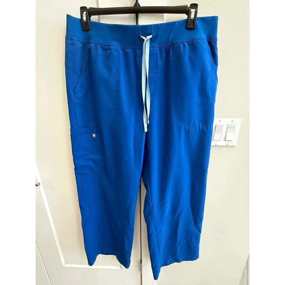 FIGS Technical Collection Royal Blue Scrub Pants Mens XXL 1001567R Drawstring